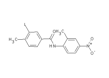 3-iodo-4-methyl-N-(2-methyl-4-nitrophenyl)benzamide - Click Image to Close