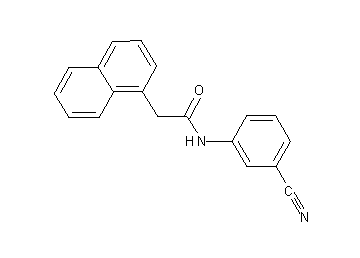 N-(3-cyanophenyl)-2-(1-naphthyl)acetamide - Click Image to Close
