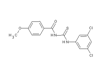 N-{[(3,5-dichlorophenyl)amino]carbonothioyl}-4-methoxybenzamide - Click Image to Close