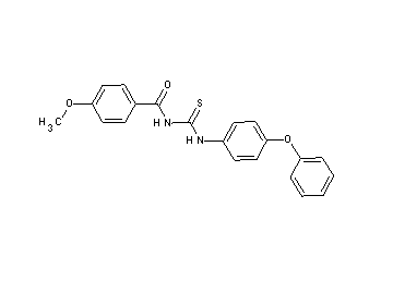 4-methoxy-N-{[(4-phenoxyphenyl)amino]carbonothioyl}benzamide - Click Image to Close