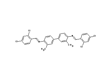 N,N'-bis(2,4-dichlorobenzylidene)-3,3'-dimethyl-4,4'-biphenyldiamine - Click Image to Close