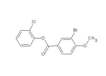 2-chlorophenyl 3-bromo-4-methoxybenzoate - Click Image to Close