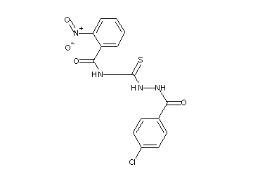 N-{[2-(4-chlorobenzoyl)hydrazino]carbonothioyl}-2-nitrobenzamide - Click Image to Close