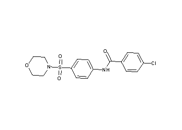 4-chloro-N-[4-(4-morpholinylsulfonyl)phenyl]benzamide - Click Image to Close