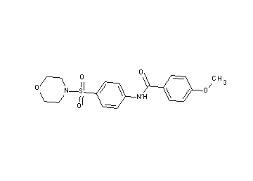 4-methoxy-N-[4-(4-morpholinylsulfonyl)phenyl]benzamide - Click Image to Close