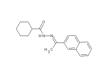 N'-[1-(2-naphthyl)ethylidene]cyclohexanecarbohydrazide - Click Image to Close
