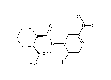 2-{[(2-fluoro-5-nitrophenyl)amino]carbonyl}cyclohexanecarboxylic acid - Click Image to Close