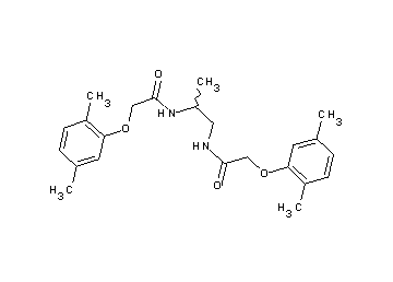 N,N'-1,2-propanediylbis[2-(2,5-dimethylphenoxy)acetamide] - Click Image to Close