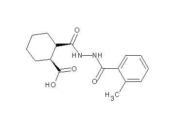 2-{[2-(2-methylbenzoyl)hydrazino]carbonyl}cyclohexanecarboxylic acid - Click Image to Close