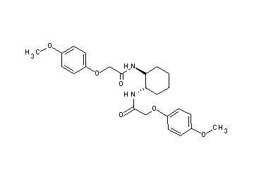 N,N'-1,2-cyclohexanediylbis[2-(4-methoxyphenoxy)acetamide] - Click Image to Close