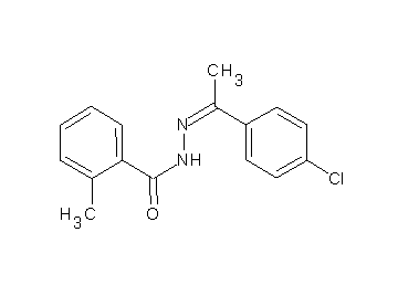 N'-[1-(4-chlorophenyl)ethylidene]-2-methylbenzohydrazide - Click Image to Close