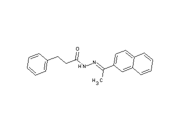 N'-[1-(2-naphthyl)ethylidene]-3-phenylpropanohydrazide - Click Image to Close