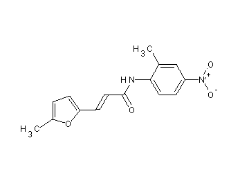 3-(5-methyl-2-furyl)-N-(2-methyl-4-nitrophenyl)acrylamide - Click Image to Close