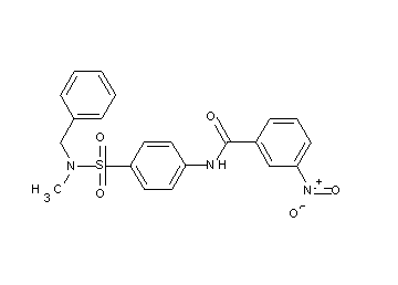 N-(4-{[benzyl(methyl)amino]sulfonyl}phenyl)-3-nitrobenzamide - Click Image to Close