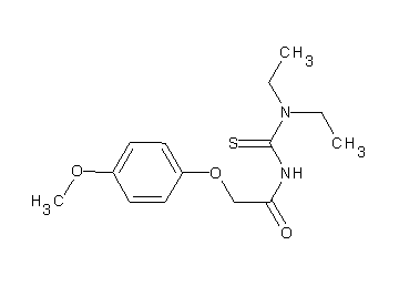 N-[(diethylamino)carbonothioyl]-2-(4-methoxyphenoxy)acetamide - Click Image to Close