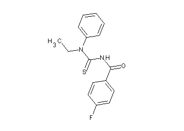 N-{[ethyl(phenyl)amino]carbonothioyl}-4-fluorobenzamide - Click Image to Close