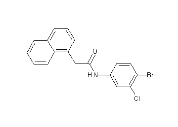 N-(4-bromo-3-chlorophenyl)-2-(1-naphthyl)acetamide - Click Image to Close