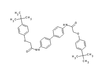 N,N'-4,4'-biphenyldiylbis[2-(4-tert-butylphenoxy)acetamide] - Click Image to Close