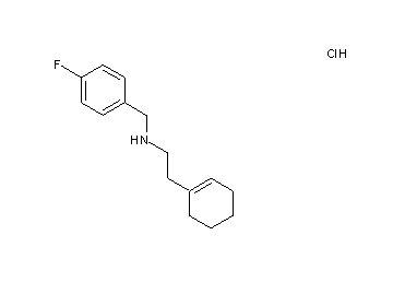 [2-(1-cyclohexen-1-yl)ethyl](4-fluorobenzyl)amine hydrochloride - Click Image to Close