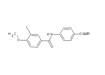 N-(4-cyanophenyl)-3-iodo-4-methoxybenzamide - Click Image to Close