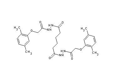 N'1,N'6-bis[(2,5-dimethylphenoxy)acetyl]hexanedihydrazide - Click Image to Close