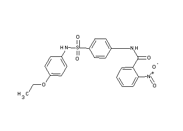 N-(4-{[(4-ethoxyphenyl)amino]sulfonyl}phenyl)-2-nitrobenzamide - Click Image to Close