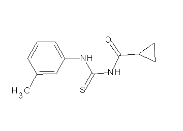 N-{[(3-methylphenyl)amino]carbonothioyl}cyclopropanecarboxamide - Click Image to Close