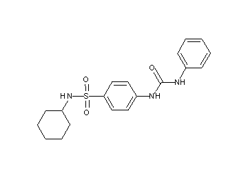 4-[(anilinocarbonyl)amino]-N-cyclohexylbenzenesulfonamide - Click Image to Close
