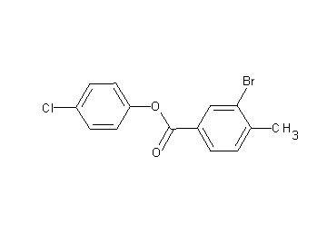 4-chlorophenyl 3-bromo-4-methylbenzoate