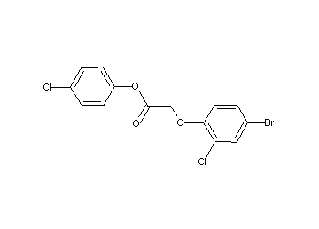 4-chlorophenyl (4-bromo-2-chlorophenoxy)acetate - Click Image to Close
