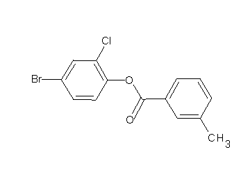4-bromo-2-chlorophenyl 3-methylbenzoate - Click Image to Close