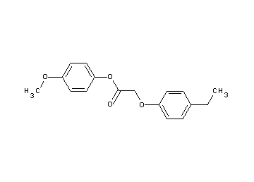 4-methoxyphenyl (4-ethylphenoxy)acetate - Click Image to Close