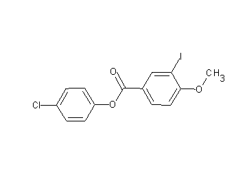 4-chlorophenyl 3-iodo-4-methoxybenzoate - Click Image to Close