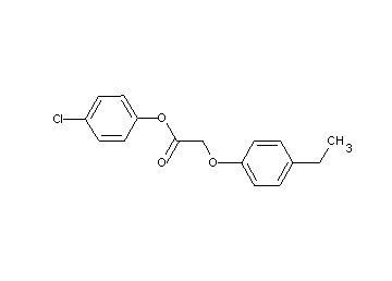 4-chlorophenyl (4-ethylphenoxy)acetate - Click Image to Close