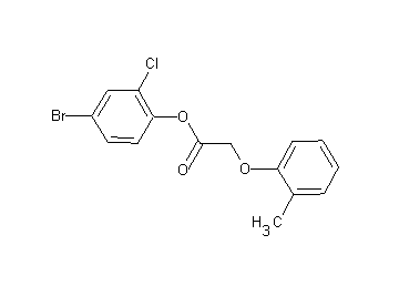 4-bromo-2-chlorophenyl (2-methylphenoxy)acetate - Click Image to Close