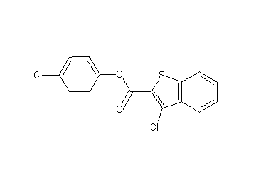 4-chlorophenyl 3-chloro-1-benzothiophene-2-carboxylate - Click Image to Close