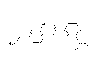2-bromo-4-ethylphenyl 3-nitrobenzoate - Click Image to Close