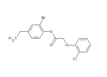 2-bromo-4-ethylphenyl (2-chlorophenoxy)acetate - Click Image to Close