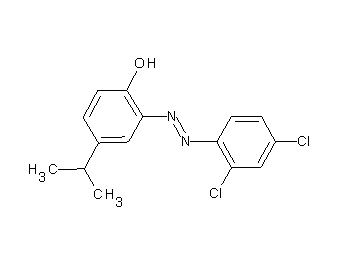 2-[(2,4-dichlorophenyl)diazenyl]-4-isopropylphenol - Click Image to Close