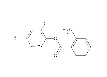 4-bromo-2-chlorophenyl 2-methylbenzoate - Click Image to Close