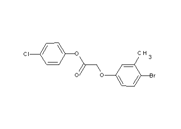4-chlorophenyl (4-bromo-3-methylphenoxy)acetate - Click Image to Close