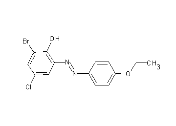 2-bromo-4-chloro-6-[(4-ethoxyphenyl)diazenyl]phenol - Click Image to Close