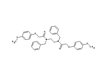 N,N'-1,2-ethanediylbis[N-benzyl-2-(4-methoxyphenoxy)acetamide] - Click Image to Close
