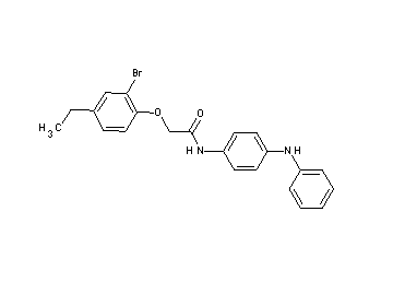 N-(4-anilinophenyl)-2-(2-bromo-4-ethylphenoxy)acetamide - Click Image to Close