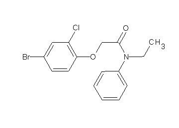 2-(4-bromo-2-chlorophenoxy)-N-ethyl-N-phenylacetamide - Click Image to Close