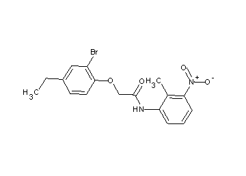 2-(2-bromo-4-ethylphenoxy)-N-(2-methyl-3-nitrophenyl)acetamide - Click Image to Close