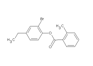 2-bromo-4-ethylphenyl 2-methylbenzoate