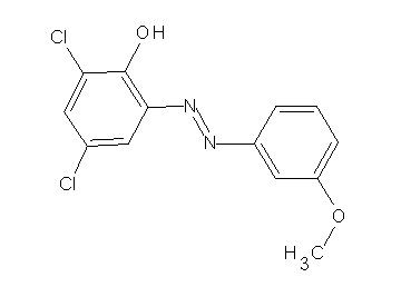2,4-dichloro-6-[(3-methoxyphenyl)diazenyl]phenol - Click Image to Close