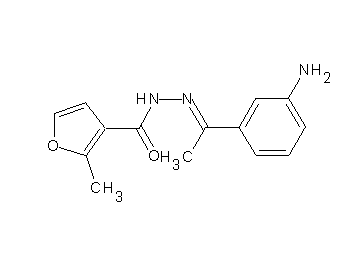 N'-[1-(3-aminophenyl)ethylidene]-2-methyl-3-furohydrazide - Click Image to Close