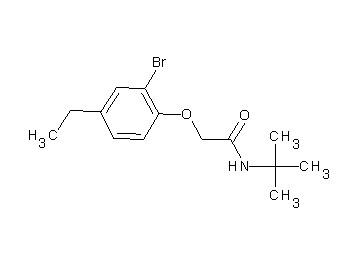 2-(2-bromo-4-ethylphenoxy)-N-(tert-butyl)acetamide - Click Image to Close
